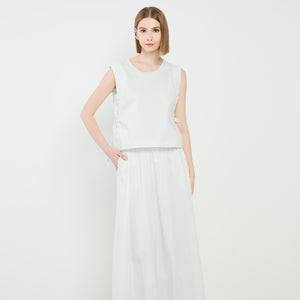 Sleeveless Top and Skirt Set