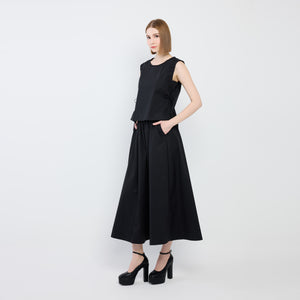 Sleeveless Top and Skirt Set