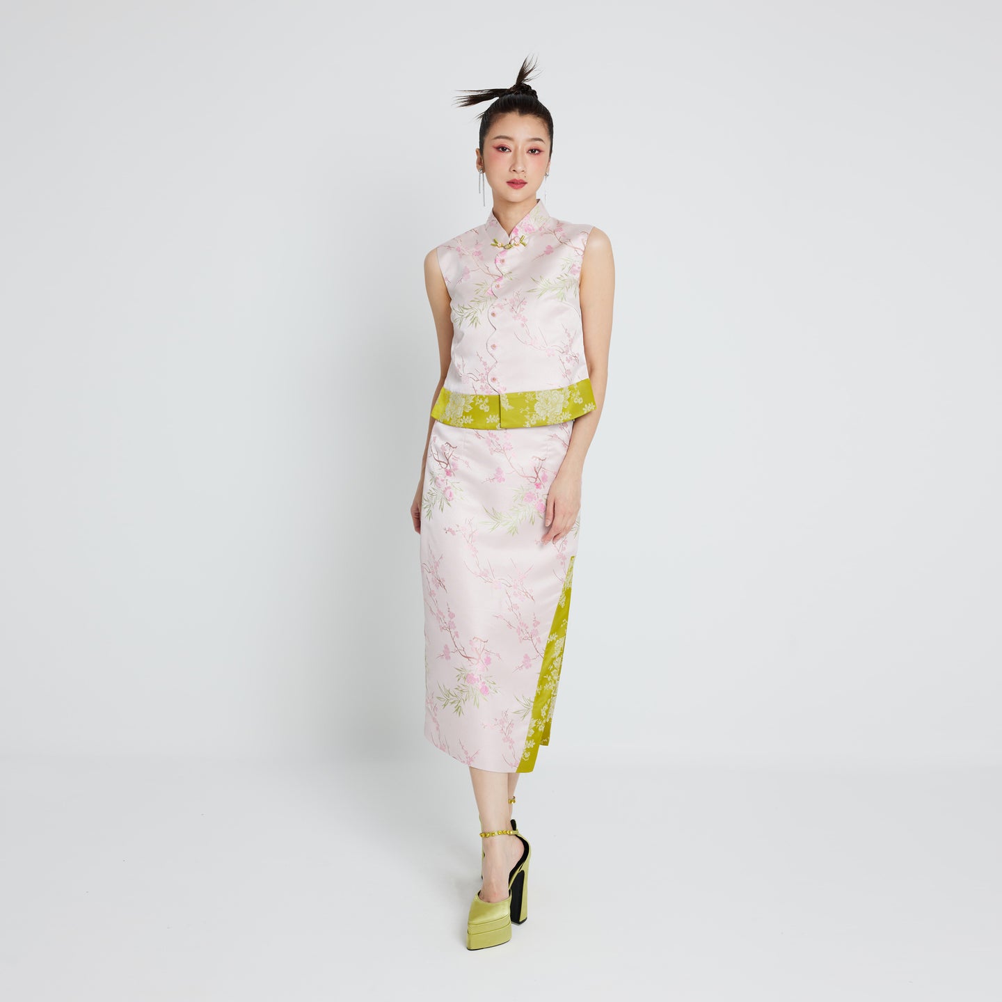 Ke Rou Slit Pencil Skirt