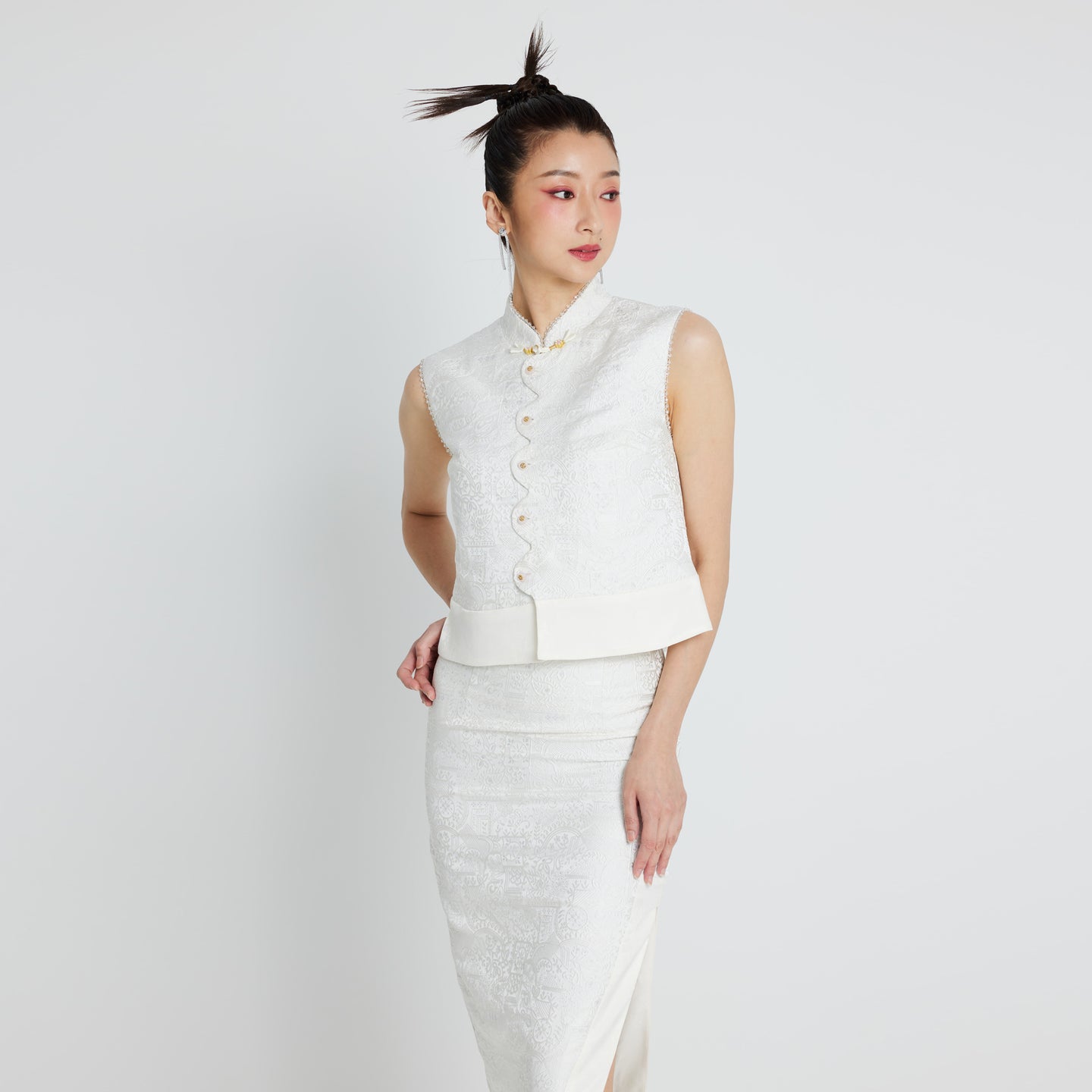 Ke Rou Qipao Vest Top