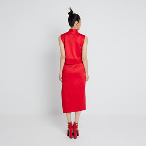 Ke Rou Slit Pencil Skirt