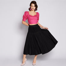 Load image into Gallery viewer, LINEN CROP TOP
