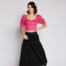 Load image into Gallery viewer, LINEN CROP TOP
