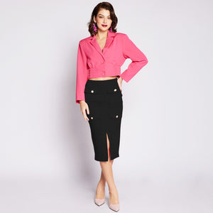 Pocket Pencil Skirt