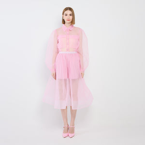 Tulle Cargo Shirt