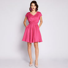 Load image into Gallery viewer, LINEN MINI DRESS
