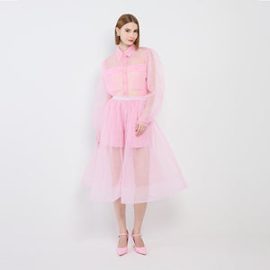 Tulle Cargo Shirt