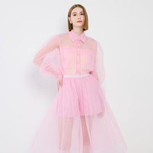 Load image into Gallery viewer, Tulle Cargo Shirt
