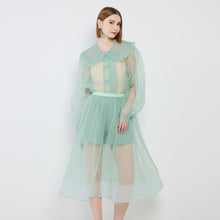 Load image into Gallery viewer, Tulle Pleated Shirt

