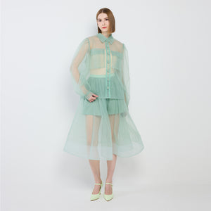 Tulle Cargo Shirt