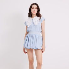 Load image into Gallery viewer, Emb Collar Top
