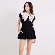 Load image into Gallery viewer, Emb Collar Top
