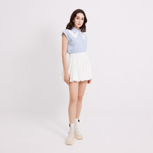 Load image into Gallery viewer, Scallop Collar Top
