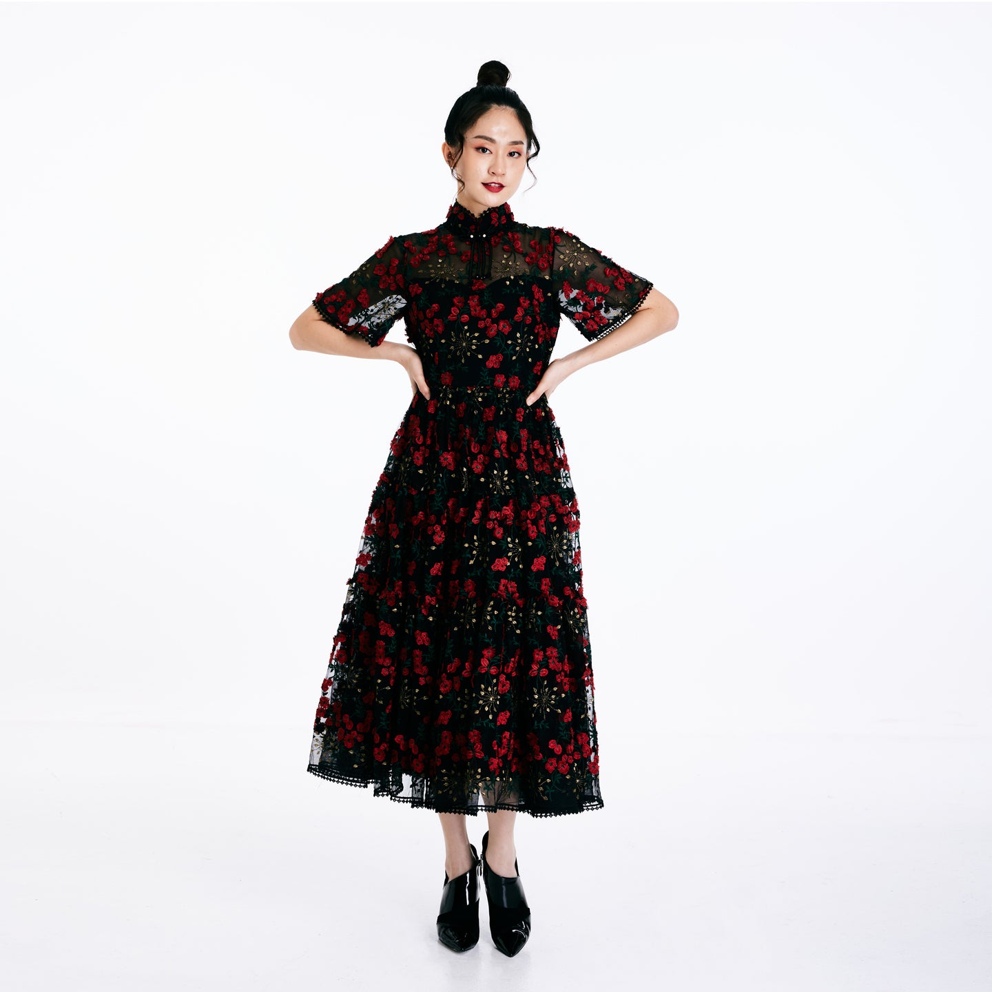 Fen Fen Embroidered Dress