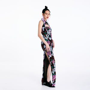 Li Li Sequined Qipao Dress
