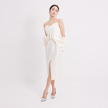 Load image into Gallery viewer, Vivien Ribbon Strap Midi Dress
