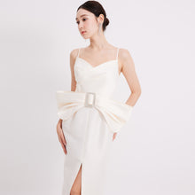 Load image into Gallery viewer, Vivien Ribbon Strap Midi Dress
