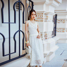 Load image into Gallery viewer, SLV/LESS LACE KNIT DRESS
