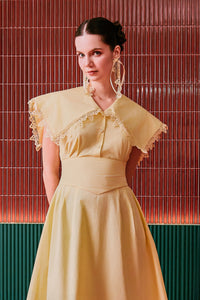 Square Collar Dress