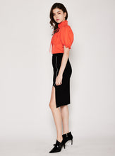 Load image into Gallery viewer, Piping Pencil Skirt
