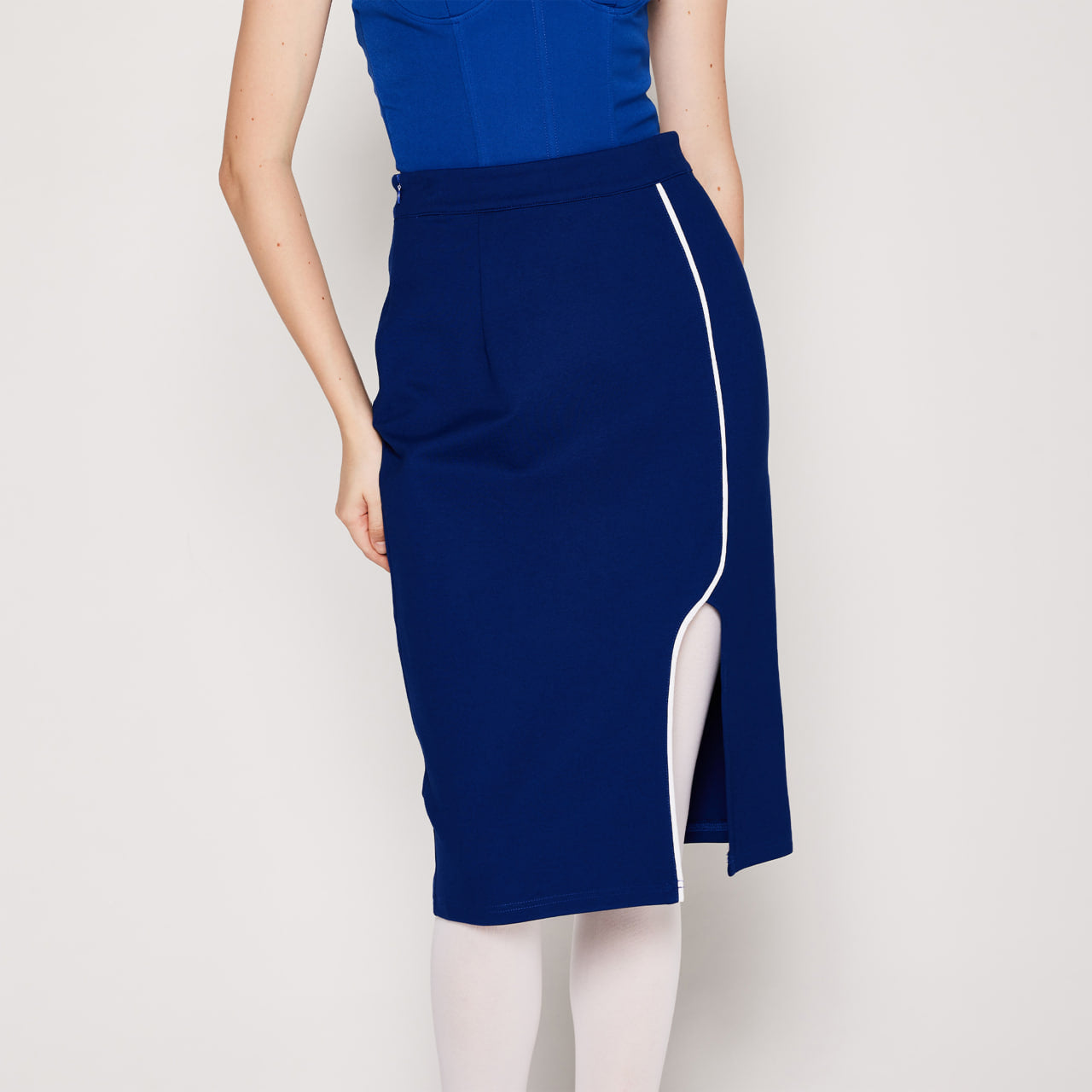Piping Pencil Skirt