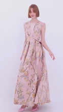 Load and play video in Gallery viewer, Lirui Jacquard Lace Maxi Dress
