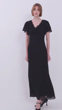 Load and play video in Gallery viewer, Draped Chiffon Dress
