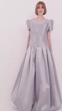Load and play video in Gallery viewer, Diamante Round Neck Gown
