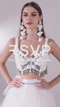 Load and play video in Gallery viewer, Floral Embellished Bustier Set
