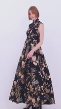 Load and play video in Gallery viewer, Lirui Jacquard Lace Maxi Dress
