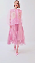 Load and play video in Gallery viewer, Tulle Pleated Shirt

