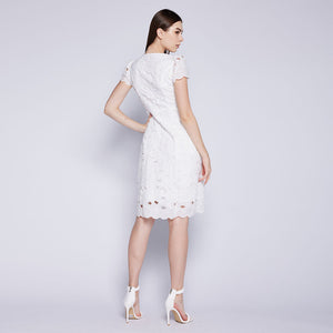 Flora Embroidery Dress