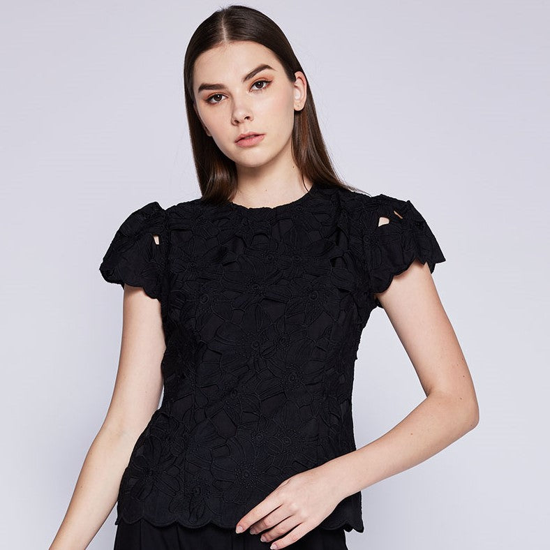 Flora Embroided Top