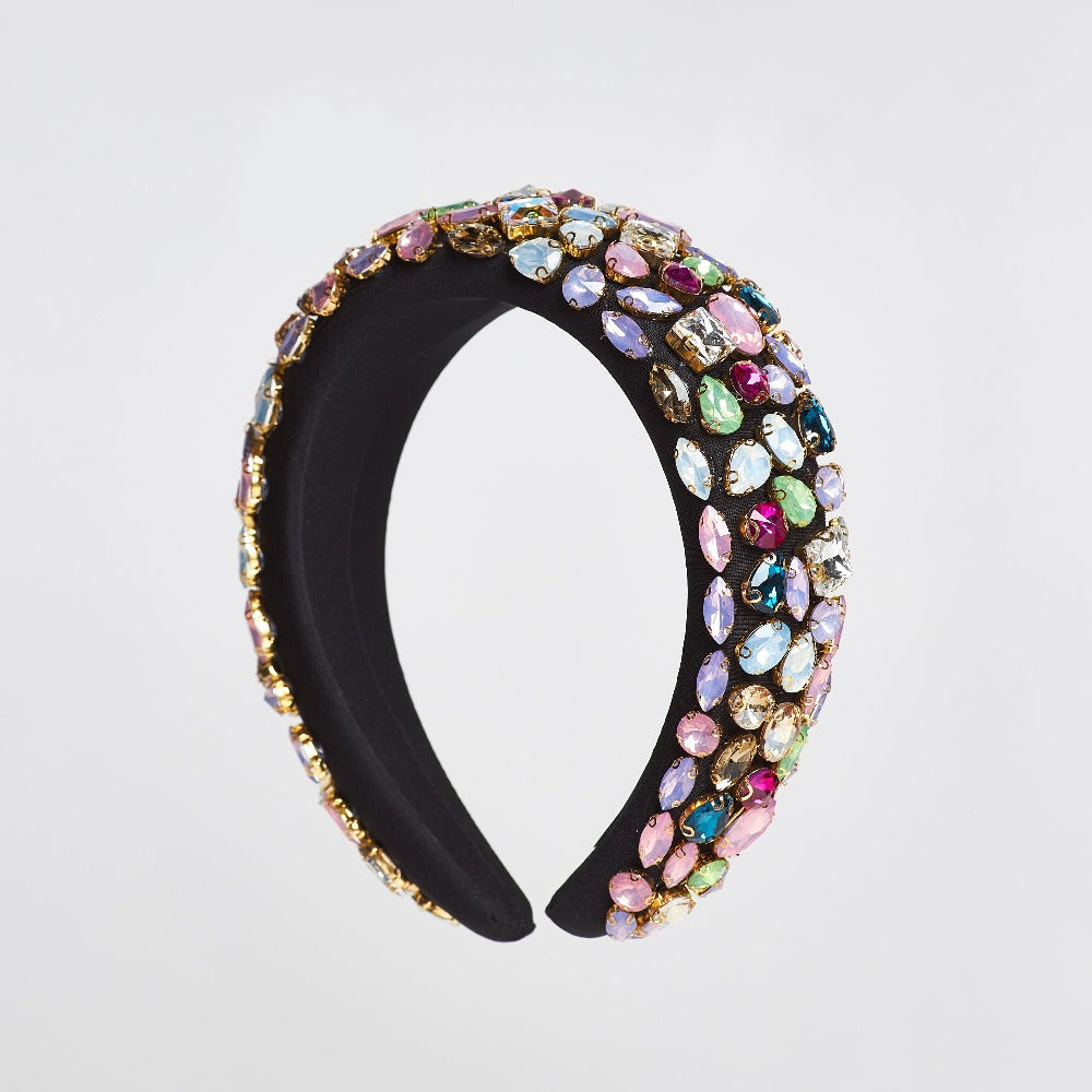 Multicolored Rhinestone Headband – Maglifestyle