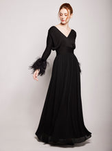 Load image into Gallery viewer, Panthea Ostrich feather gown

