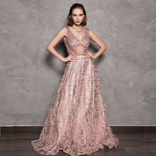 Load image into Gallery viewer, ORETTA LACE BEADING GOWN
