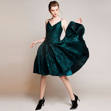 Load image into Gallery viewer, Luna Strappy Jacquard Dress
