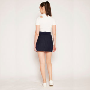 Stripe Knit Skirt
