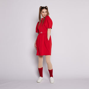 S/ Sleeves Knit Dress