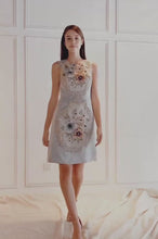 Load and play video in Gallery viewer, Brittany jacquard Beaded Dress
