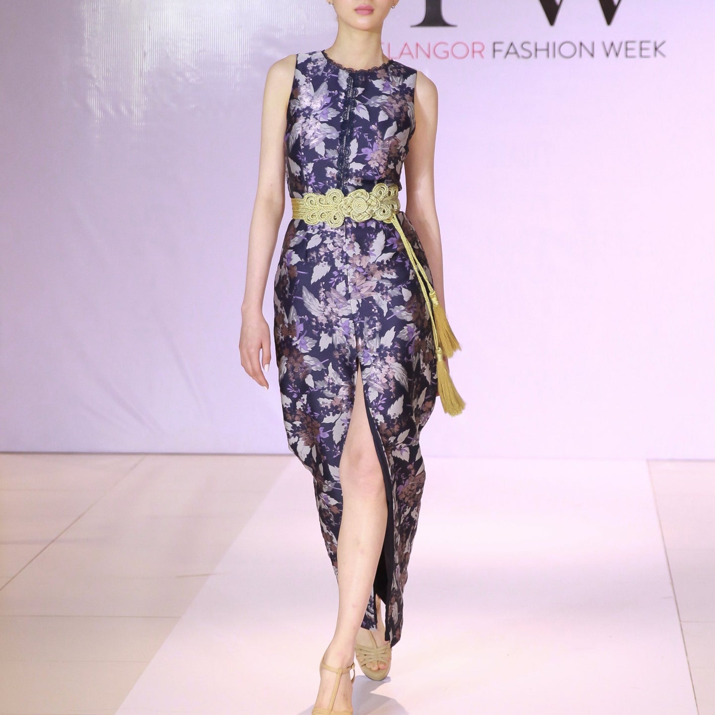 Celine Brocade Maxi