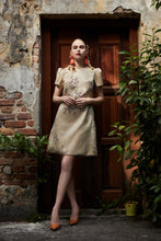 Load image into Gallery viewer, Cherish Jacquard Beaded Sleeve Dress
