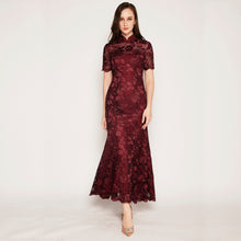 Load image into Gallery viewer, Zayan Embroided Midi Qipao
