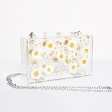 Load image into Gallery viewer, Floral Transparent Box Clutch Bag
