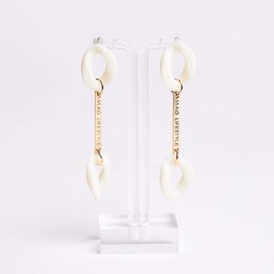 Maglifestyle Logo Plate Earring