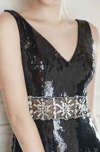 Ava Beaded Sequin Dress