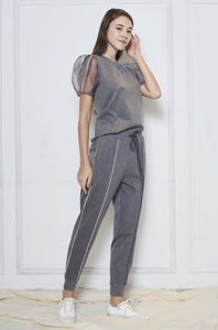Trio Embroidered Pants