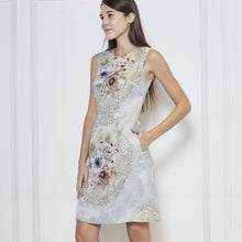 Load image into Gallery viewer, Brittany jacquard Beaded Dress
