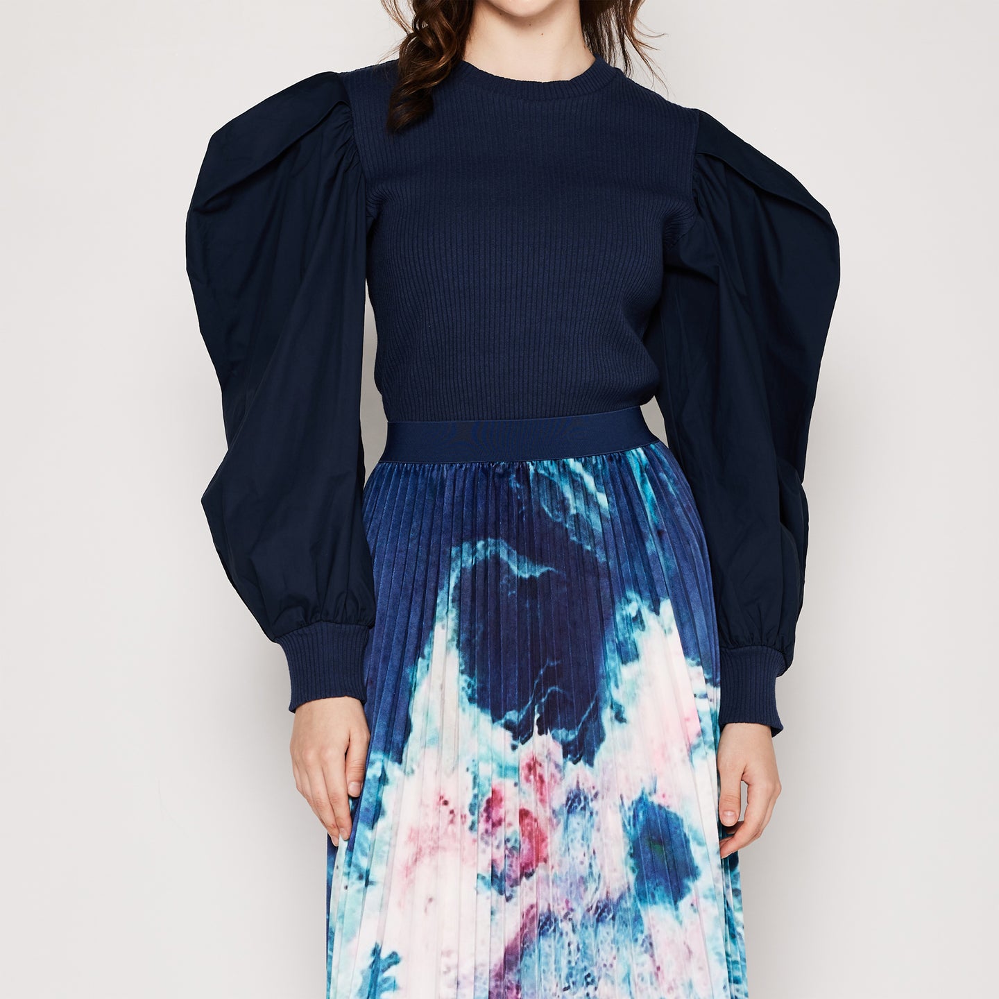 Poplin Knit Top